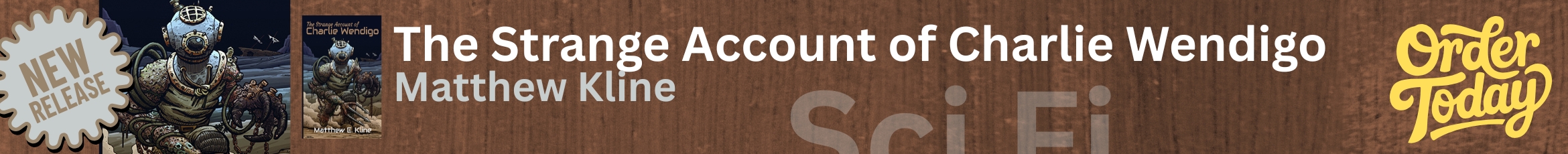 Order a copy of The Strange Account of Charlie Wendigo by Matthew Kline today!