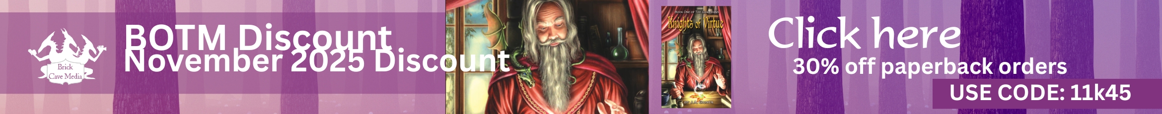 Brick Cave Media November 2025 Book of the Month