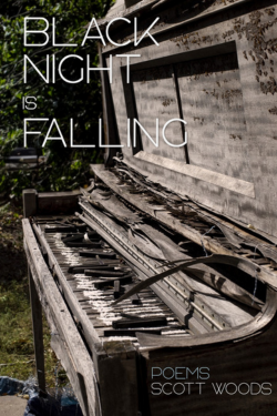 Black Night is Falling by Scott Woods poetry book cover