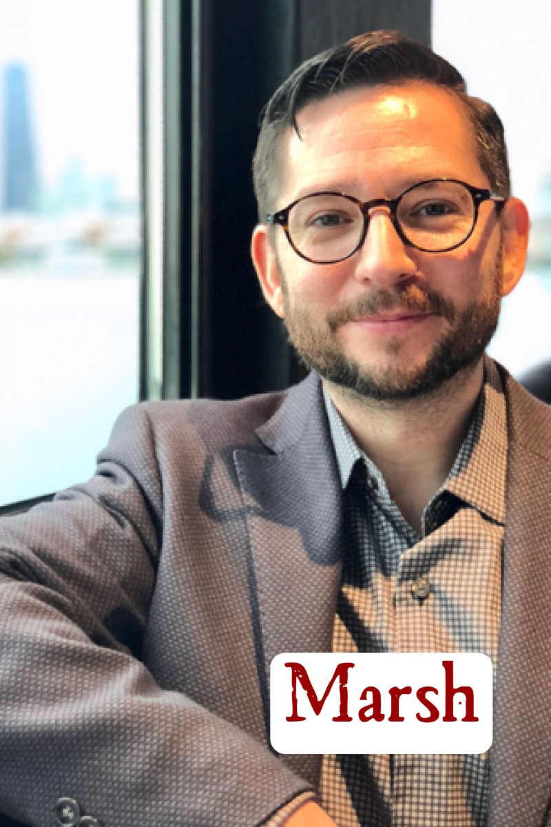 Brick Cave author Adam Marsh