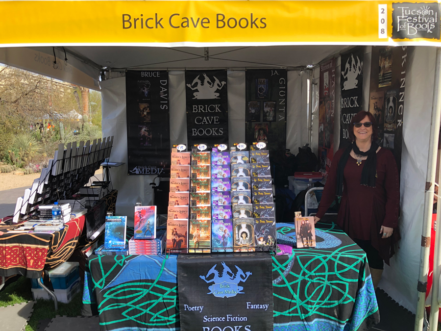 Brick Cave Media at Tucson Festival of Books in 2019