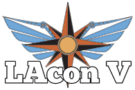 LACon V: 84th World Science Fiction Convention Logo